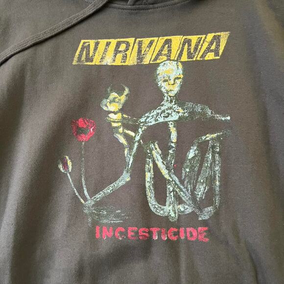 Green Nirvana Incesticide Size XL Hoodie - Picture 2 of 3